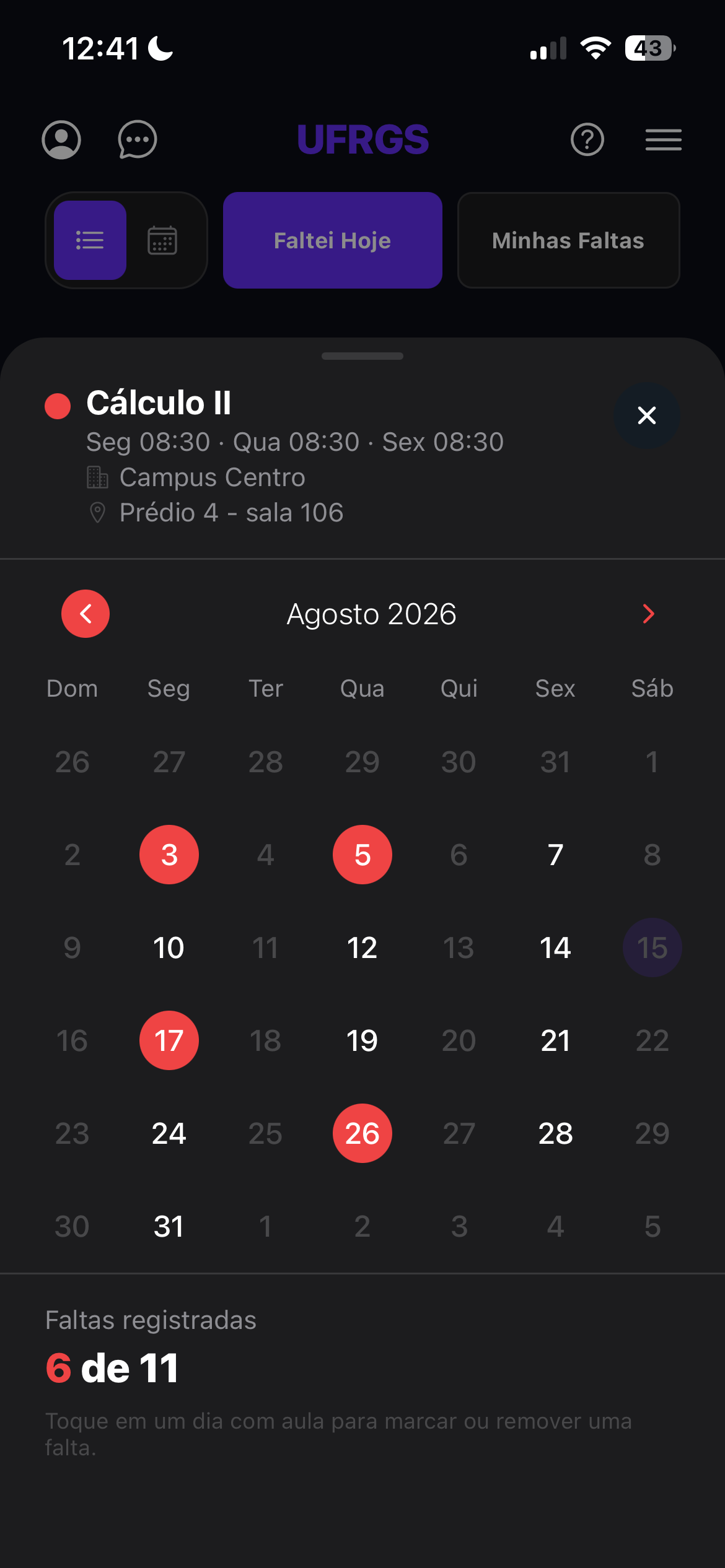 FF nunca mais. — tela 5