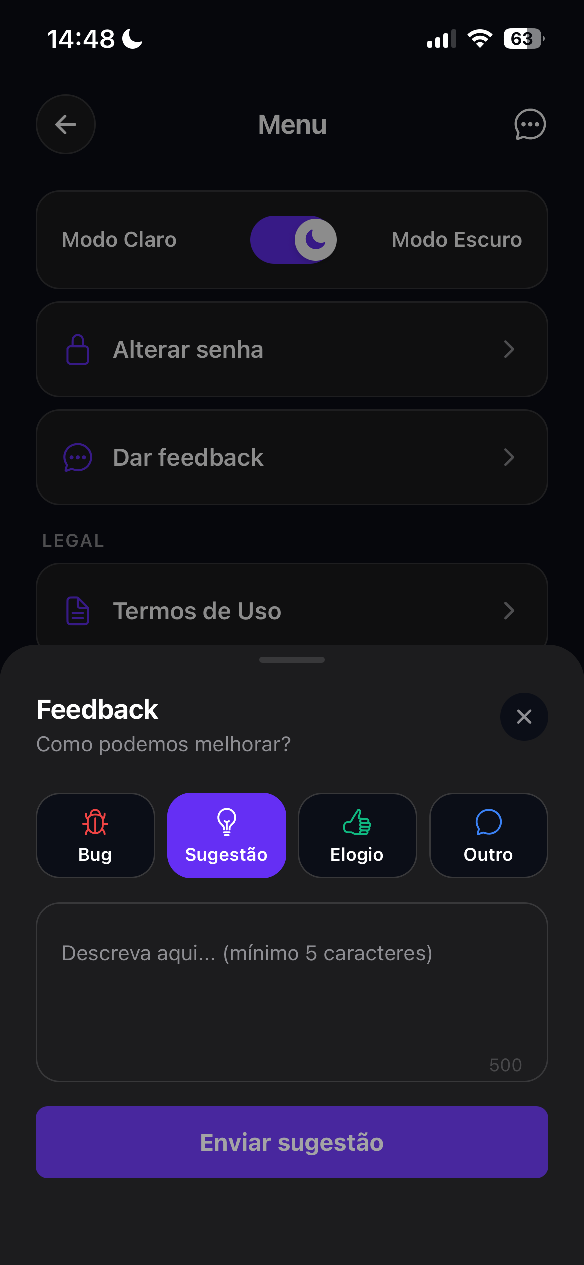 Construa o app com a gente. — tela 8